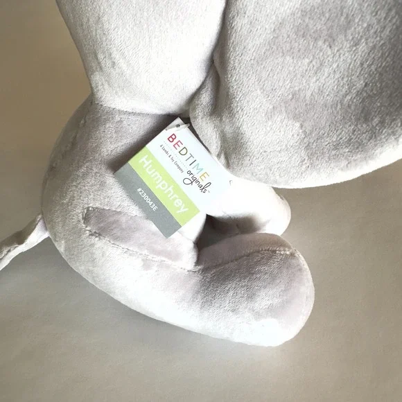 NEW Bedtime Originals Humphrey‎ Choo Choo Gray Plush Elephant-Stuffed Animal - Picture 3 of 15